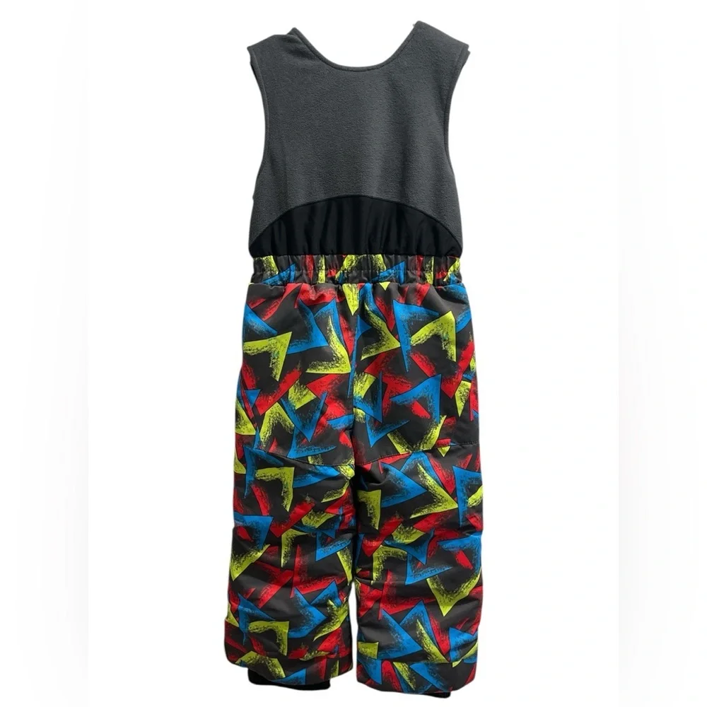 Boulder Gear Colorful Geometric Kids Snow Bib Unisex Size 4